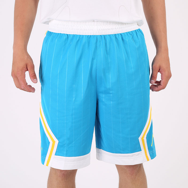 мужские голубые шорты  Jordan Jumpman Diamond Striped Short CD4908-446 - цена, описание, фото 2